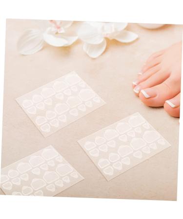 Gogogmee 20 Sheets Nail Stickers for Nail Art False Toenails for Big Toe Nail Adhesive Tabs Nail Glue Tabs Press on Sticky Tabs Sticky Nail Tabs Glue on Nails Medium Length Nail Sticky Tabs - Buy Online on SooperMarket.com