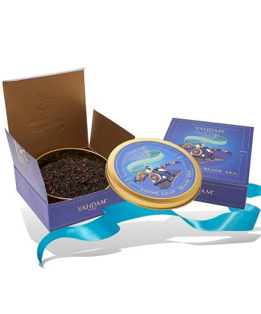 Vahdam Teas Loose Leaf Black Tea Darjeeling Summer Gift Set  1 Tin Caddy