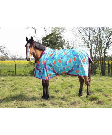 Jump Equestrian Hedgehog Print Horse Rug No Fill Turnout Rug Waterproof 600D Printed Horse Rug (6'0'')