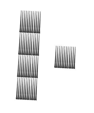Baluue 60 Pcs Eyeliner Brush Eye Shadow Brush Makeup Eyeliner Brush Eye Liner Brush Brow Brush Black