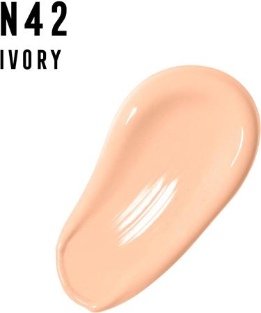 Max Factor Facefinity 3-in-1 All Day Flawless Liquid Foundation SPF 20 - 42 Ivory 30ml - Pack of 1 - Buy Online on SooperMarket.com