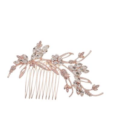 Mikinona Bridal Comb Wedding Hair Comb Bride Hair Comb Rhinestone Hair Comb Crystal Hair Comb Bridesmaid Hair Comb Wedding Hair Accessory Bridal Hair Comb