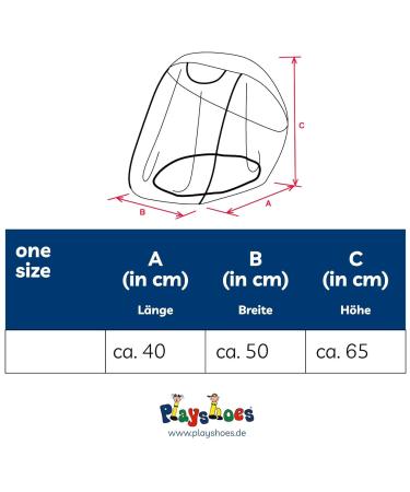 Playshoes Unisex Mosquito Net for Baby Carrier 601002 - Black One Size | International Shipping Available - Buy Online on SooperMarket.com