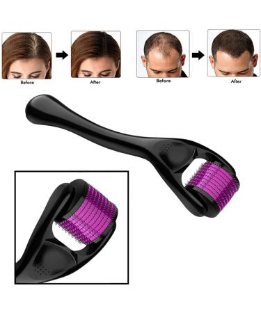 0.75mm Derma Roller for Hair Growth Women and Men Scalp Dermaroller for Skin Care Skin Rejuvenation Scar Removal 540 Titanium Microneedling Face Toning Device for Skin (DERMA 0.75 MM) - Buy Online on SooperMarket.com