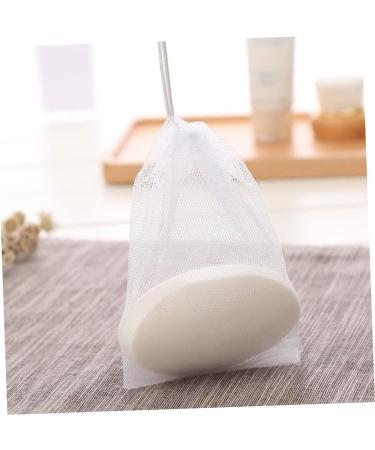 Mikinona 100 Pcs Soap Foam Net Body Bar Soap Exfoliating Soap Pouch Loofah Soap White or - Buy Online on SooperMarket.com