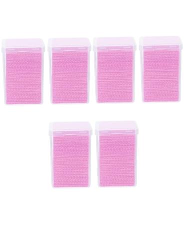 FRCOLOR 1200 Pcs Lint-free Nail Towel Pure Cotton Cleaning Paper Anti-clogging 4.8x4.8cmx3pcs Pinkx3pcs