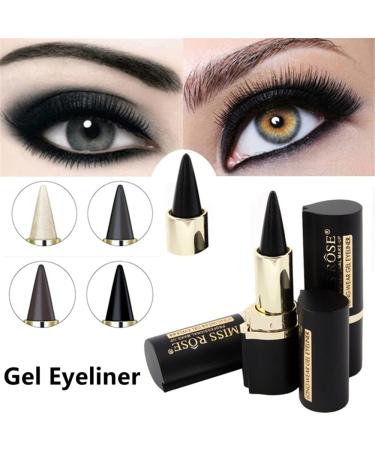 Matte Dark Brown Coffee Gel Eyeliner Stick for Women - Smooth Eye-liner Pen Makeup Tattoo - Buy Online on SooperMarket.com