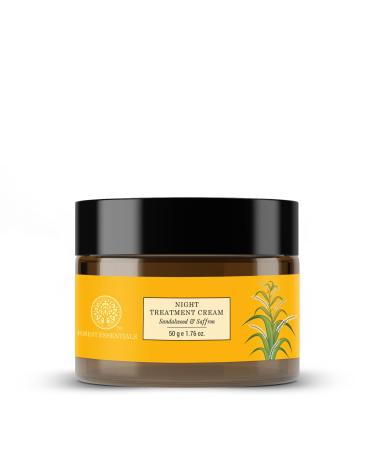 Forest Essentials Night Treatment Cream - Sandalwood & Saffron 50g