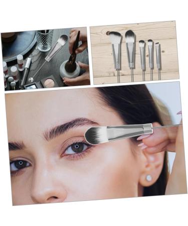 Gogogmee 2 Sets Metal Handle Makeup Brush Brow Brush Eye Shadow Eyeshadow Brush Make up Oblique Head Beaded - Buy Online on SooperMarket.com