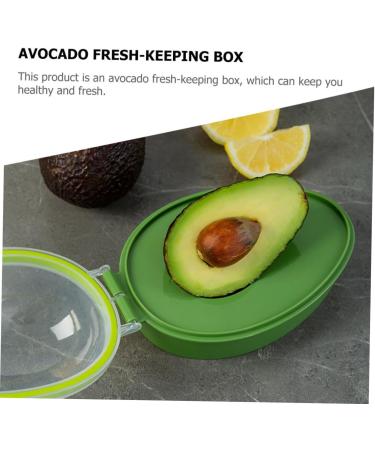 Cabilock 4pcs Avocado Crisper Vegetables Avocado Container to Keep Fresh Avocado Saver Container Box Food - Buy Online on SooperMarket.com