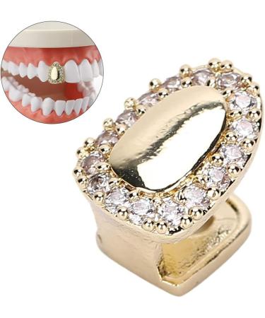 Teeth Grillz For Men Women Iced Grillz Teeth Grillz Bling Grillz Teeth Decoration Single Tooth Bling Teeth Accessories Decoration For Halloween Party Hip Hop Grillz Teeth (#1) - Buy Online on SooperMarket.com