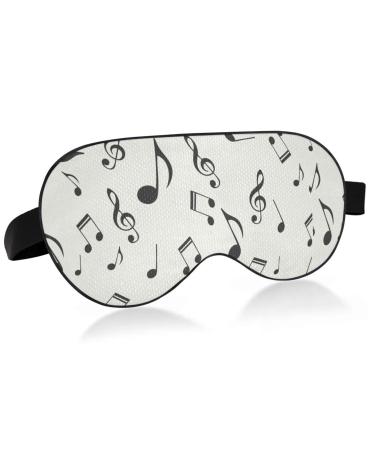 Haskirky Light Blocking Eye Mask Breathable and Adjustable Adult Men and Women Travel on Business Trips Yoga Meditation Light Smooth Comfortable Eye Mask Office Deep Sleep Goodies Beating Note
