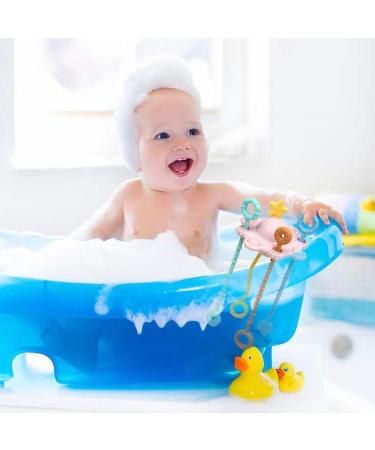 Buy Generic Babies Pulling Spring Authority Spinner Toys | Safe Montessori Sensor Toys for Toddlers - Pink Interactive Play for Early Development - Buy Online on SooperMarket.com