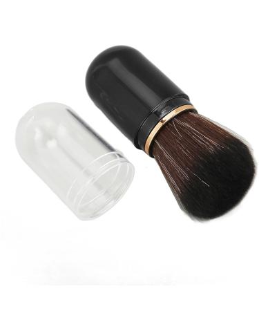 Zetiling Thickened Die Cast Makeup Brush Set - Ergonomic Handle Soft Bristles Black Capsule Shape Cheek & Face Cosmetic Tool with Storage Case - Versatile Application - Buy Online on SooperMarket.com