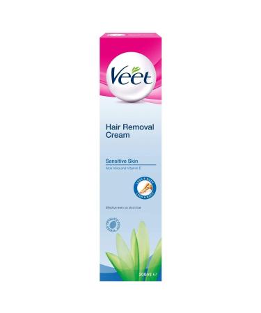 Veet Hair Removal Cream for Sensitive Skin Body & Legs (200ml) x 2