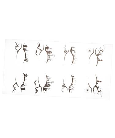Gogogmee 4 Pairs Eye Shadow Stickers Eyeshadow Sticker Eye Makeup Decals