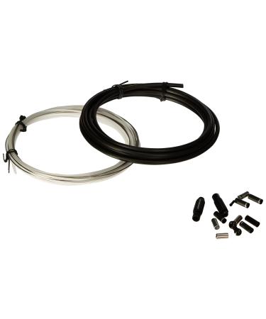 Jagwire - Universal 2X Elite Sealed DIY Shift Cable Kit | for Road, MTN, and Gravel Bike | SRAM and Shimano Shifter Compatible, Polished Ultra Slick Cables with Lubricated Liners, 3 Colors Black