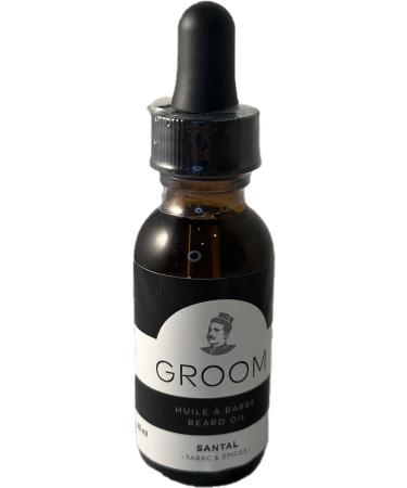 Sandalwood Beard oil by Groom - Montreal - 30 ml - Santal scent - Buy Online on SooperMarket.com