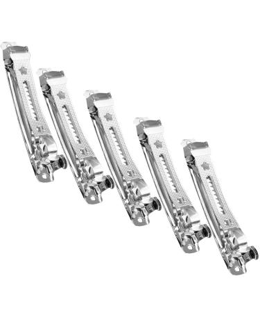 5Pcs Metal Barrette Automatic Spring Hair Clips French Hair Clip For Diy Craft