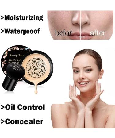 Beliky Girl Mushroom Head CC Cream Foundation | Moisturizing & Brightening Concealer Makeup | Even Skin Tone BB Cream (Nude) 1.00g - Buy Online on SooperMarket.com
