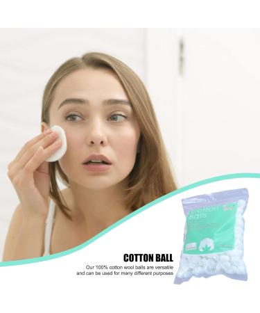 Virtcooy Cotton Balls | Natural Cotton Balls for Nail Polish Remover Home Necessary Absorbent Delicate Lightweight for Sensitive Skin Household Needs Outdoor Travel Use 2. About 200 Grains (Approximately 0.5 Grams) - Buy Online on SooperMarket.com