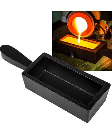 100oz Cast Steel Ingot Mold for Melting Casting Refining Gold Silver Copper Aluminum Brass Precious Metals etc 1 100oz