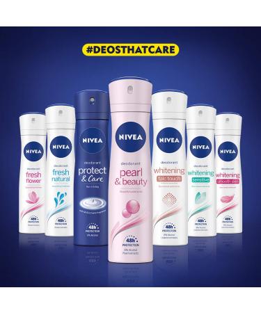 Nivea Fresh Flower Deodorant 150ml - Long-Lasting Freshness | International Shipping Available - Buy Online on SooperMarket.com