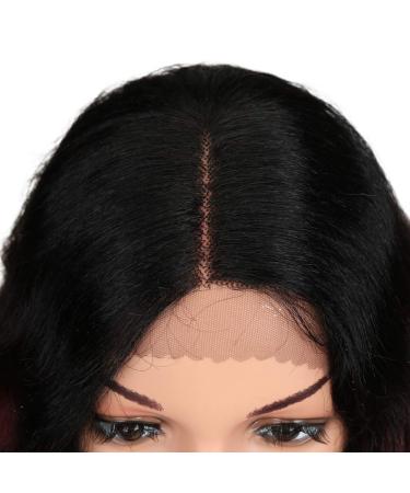 JOEDIR PERCOIS Lace Front Wigs 60cm - Long HD Transparent Synthetic Wig for Women - 130% Density Black Hair - Buy Online on SooperMarket.com