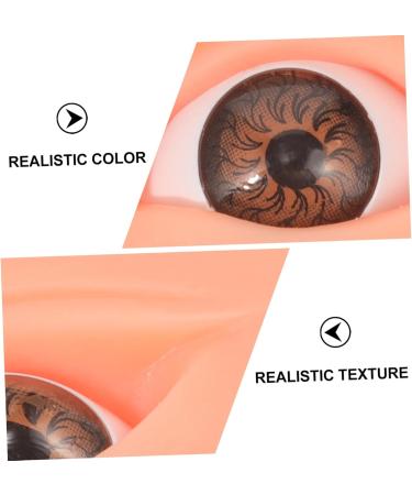 Gogogmee Lash Practice Mold 1 pair Models Eye Eyebrow Practice Model Silicone Skin Makeup Eyeshadow Training Boards 7.70X5.70X1.50CM As Shown - Buy Online on SooperMarket.com