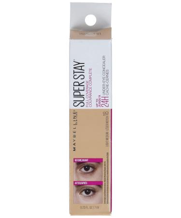 Maybelline Super Stay Full Coverage Brightening Under-eye Concealer - Light/Medium 0.23 fl oz - Buy Online on SooperMarket.com