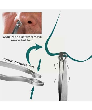 TEMKIN Nose Hair Trimmer & Tweezers - Precision Nose Hair Removal Tool | Stainless Steel Trimming Kit (Includes Tweezers Bag - Buy Online on SooperMarket.com