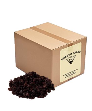 Raisins, Thomson Select South Africa Seedless Packaged in a 10 lbs. (160 oz.) bag/box, Great trace mineral, boron, in the diet, Vegan, No Added Sugar, Kids and Adults Energy Boost snack, Luscious by Presto Sales LLC