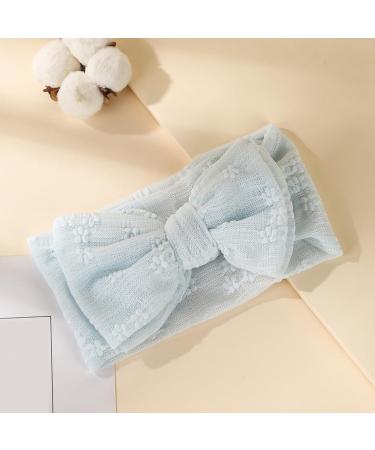 JSGHGDF Double Layer Butterfly Knot Headband for Baby Girls Lace Mesh Hair Ribbon Headwear with Delicate Lace Detailing Mint Green - Buy Online on SooperMarket.com