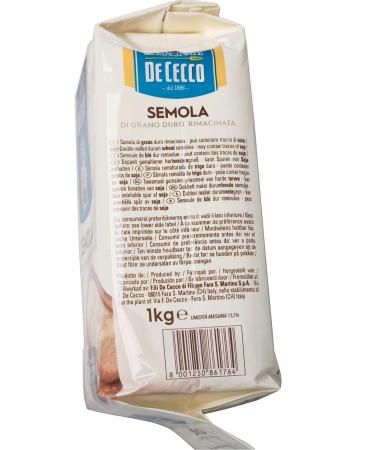 Buy De Cecco Durum Wheat Semolina 4 x 1 kg - Premium Italian Pasta Flour | International Shipping - Buy Online on SooperMarket.com