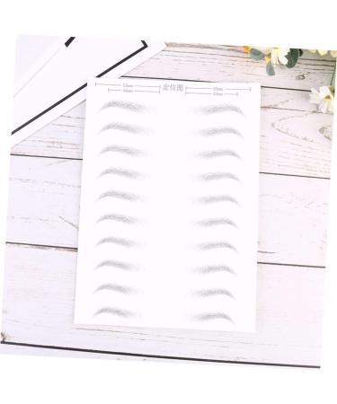 DOITOOL 4 Sheets Authentic Eyebrows Stickers Eyebrow Makeup Tools Eyebrow Stickers 3d Patch Water Proof - Buy Online on SooperMarket.com