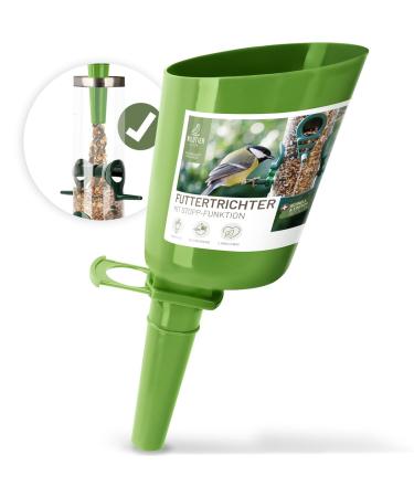 Wild animal Love forage shovel birds of birds - easy filling of bird feed dispensers feed column bird feed silo with wild bird lining i shovel funnel filling funnel bird feed