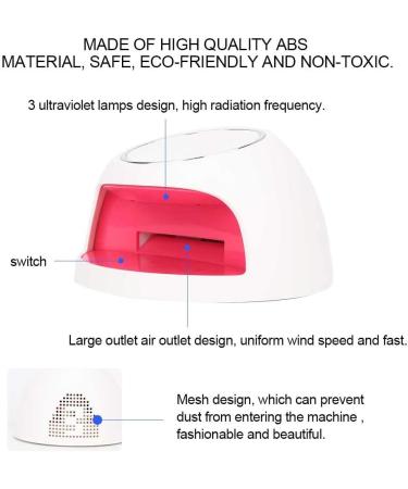 Felenny Portable Mini Nail Dryer with Fan | Gel Nail Polish Air Dryer for Hands & Feet Fast Efficient & Travel-Friendly - Buy Online on SooperMarket.com