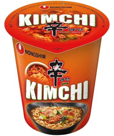 Nong Shim SHIN Original & Kimchi Ramyun Instant Cup Noodles Spicy Ramen (Pack of 12) - Buy Online on SooperMarket.com