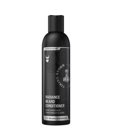 The Beard Struggle - Marksman's Beard Conditioner - Silver Collection Viking Storm - Nourish Softens & Strengthens Beard - Radiance Beard Conditioner for Men (240 ml) Silver - Viking Storm