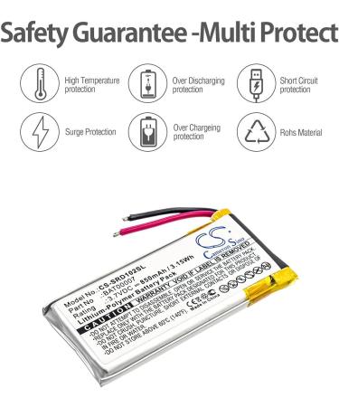 Replacement Battery for Cardo Scala Rider Packtalk SRPT0102 | Compatible with BAT00007 - Buy Now - Buy Online on SooperMarket.com