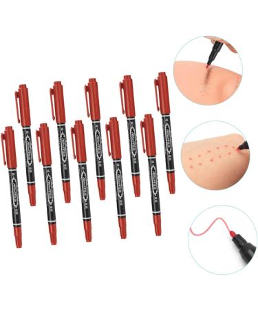 Beavorty 30 Pcs Eyebrow Marker Pen White Eye Liner Pencils Dual Tip Markers Pen Tool Perforation - Buy Online on SooperMarket.com