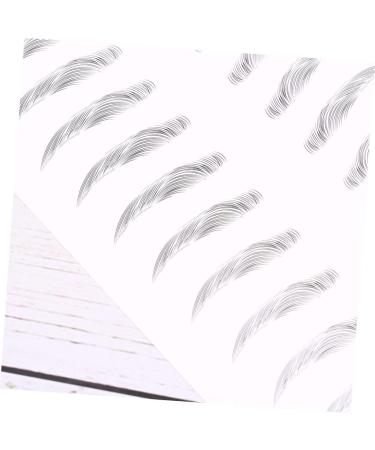 Baluue 2 Pairs Artificial Eyebrow Patch Dual-ended Eyebrow Pencil Simulation Eyebrow Clear Brow Gel Tear - Buy Online on SooperMarket.com