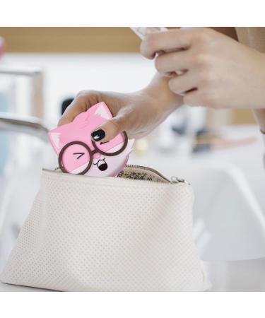 PEKMAR Cute Contact Lens Case - Portable Animal Cartoon Contact Glasses Storage Box Squirrel Cute Eye Contacts Organizer for Daily Use and Outdoor Traveling - Buy Online on SooperMarket.com