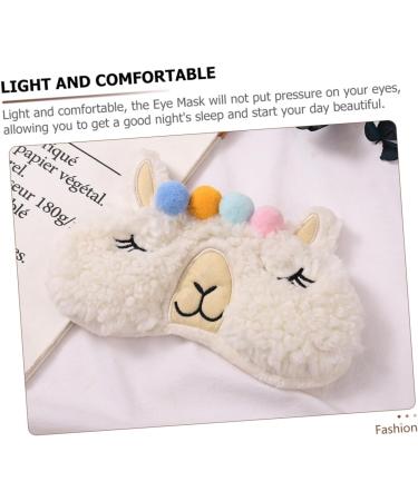 Gatuida 4 Pcs Sherpa Fleece Eye Masks | Cozy Sleep Masks for Adults & Kids | Travel Blindfolds & Eye Patches - Buy Online on SooperMarket.com