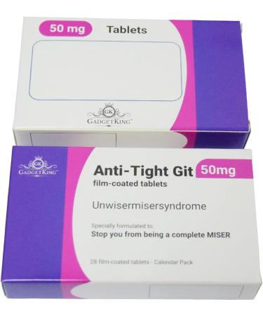 Gadgetking Prank Pill Tablet Box Anti Tight Git Xmas Gift Ideal Present for Him Husband Boyfriend Dad Men Uncle Funny Funny Rude Valentines Christmas 40th 50th 60th Secret Santa Birthday Aprils fools - Buy Online on SooperMarket.com