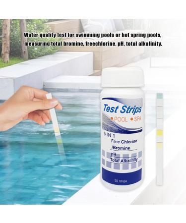 Dajidafu 50piece Easy-to- Test Strips For Precise And Convenient Measurements Water Test Strips PE Pool Test Strip Ph Test Strips seven-in-one 50 pieces/canister seven-in-one 50 pieces/canister - Buy Online on SooperMarket.com