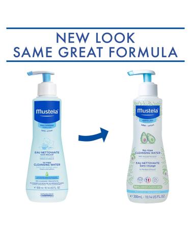 Mustela Baby No Rinse Cleansing Water 10.14 fl oz - Gentle & Effective Cleansing for Infants - Buy Online on SooperMarket.com