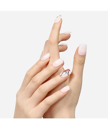 AILLSA Milky White Gel Nail Polish - 15ml Nude Milky Soak Off UV Gel Polish | Quick Dry Transparent Jelly Gel Nail Polish for Long Lasting Manicure DIY at Home - Buy Online on SooperMarket.com