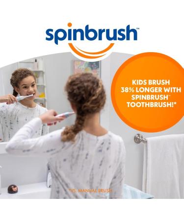 Spinbrush Kids MIRACULOUS LADY BUG Electric Toothbrush Soft Bristles Duracell Batteries Included - Buy Online on SooperMarket.com