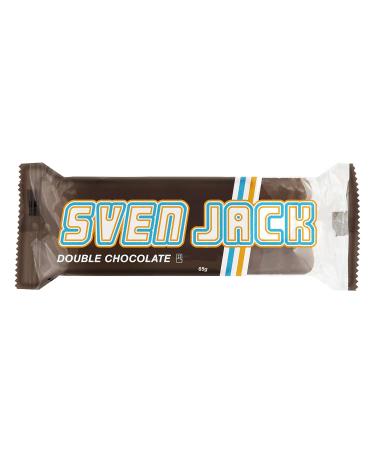 Sven Jack Double Chocolate Energy Cake - Oatmeal Bar with Melting Chocolate (36x65g) - 2.34kg Pack - Delicious & Juicy Snack! - Buy Online on SooperMarket.com
